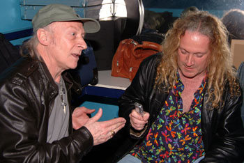 Del Bromham with Mark Taylor, 4 April 2010